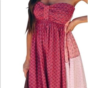 Free People Across the Sea Printed Dress